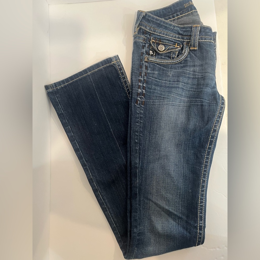 MEK Denim Women’s Jeans, Tacoma Bootcut, Medium Wash, Size: 26 waist/36 inseam